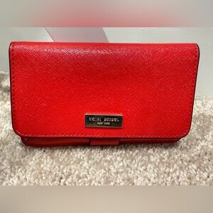 HB-NY/ Henri Bendel Red Wallet/Phone Holder